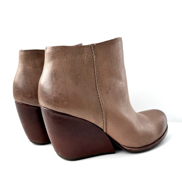 Kork-Ease Natalya Tan Leather Ankle Boot Size 7 - Picture 3 of 8